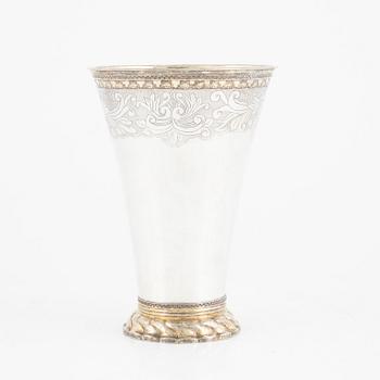 Petter Eneroth, bägare, silver, Stockholm, troligen 1778.