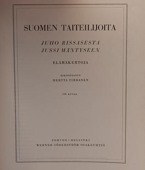 KONSTBÖCKER, 5 st, Werner Söderström Borgå 1940-tal.