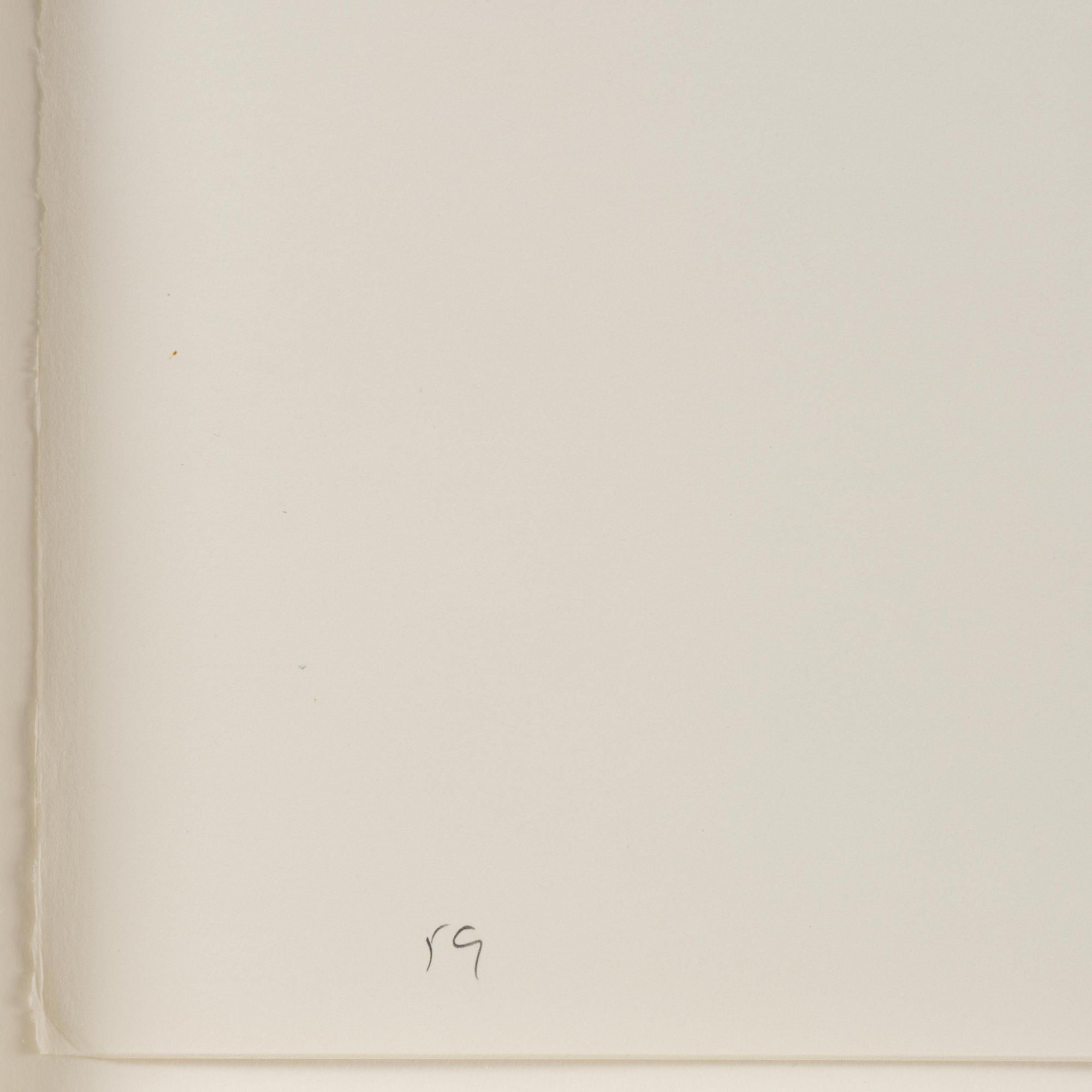 Callum Innes, "Ivory Black Blue / Quinacridone Gold (no. 59)".