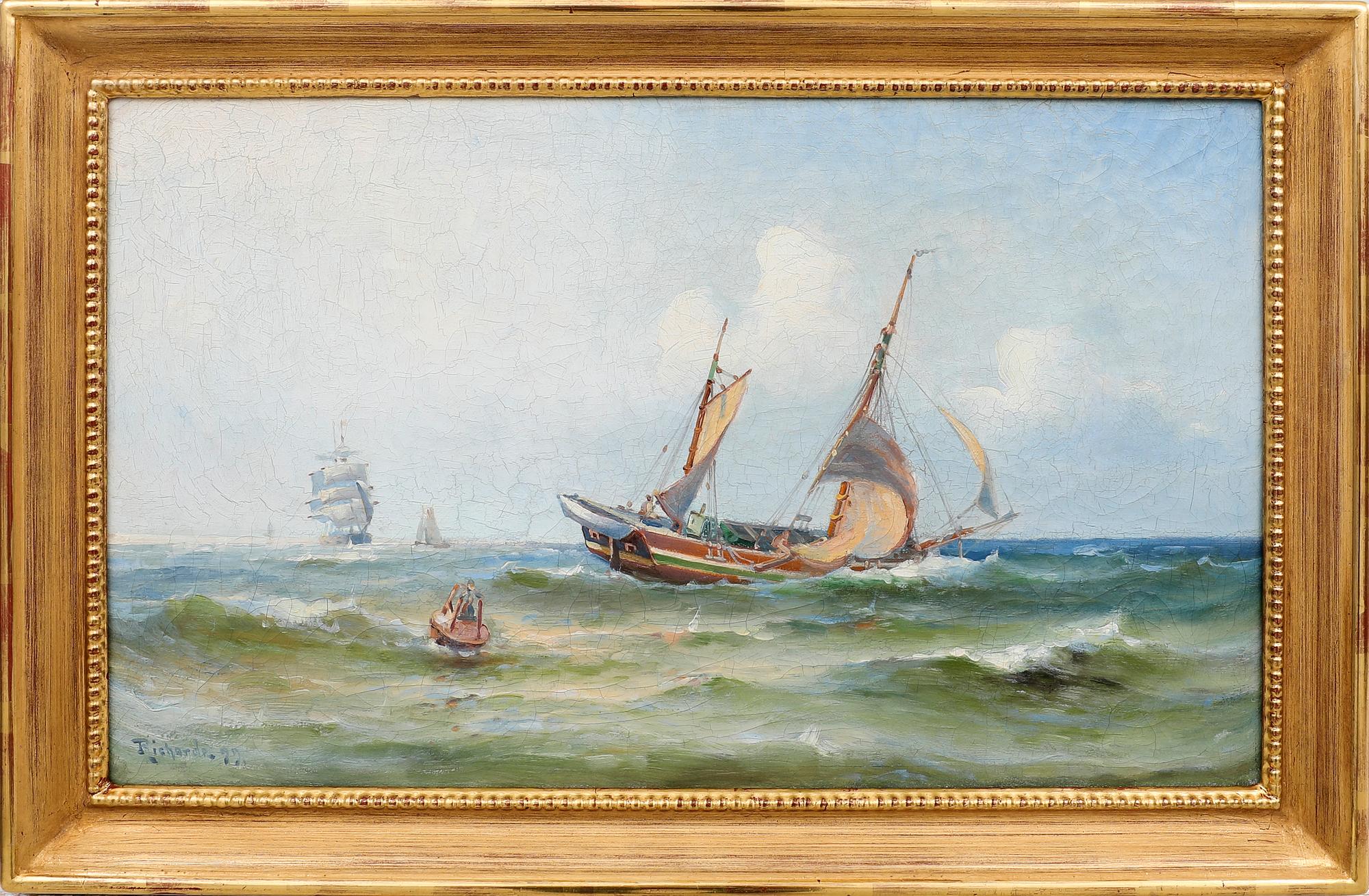 Ludvig Richarde, Båtar till havs.