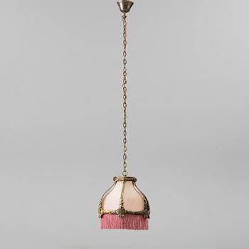 An early 20th century jugend ceiling light.