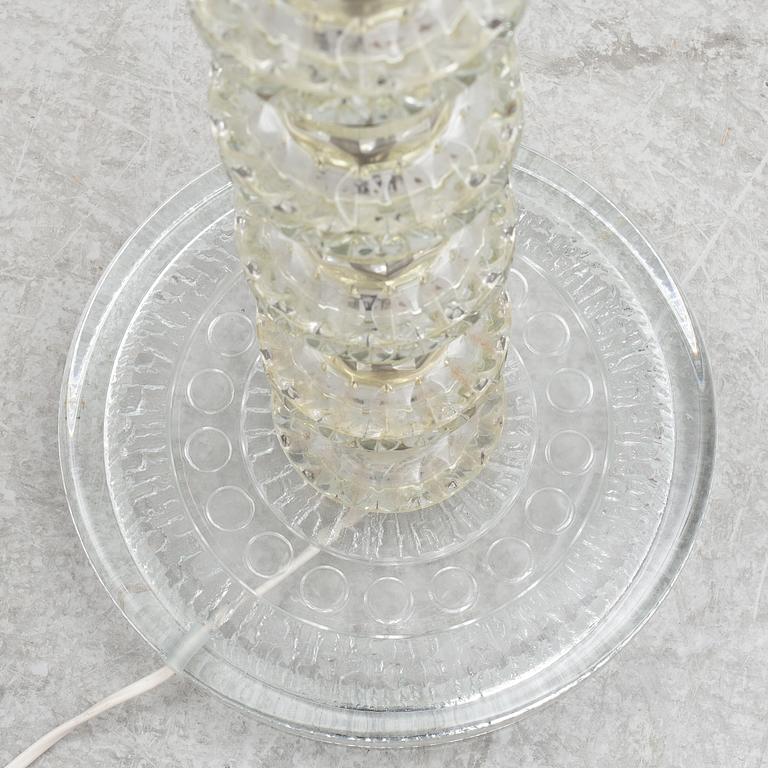 Carl Fagerlund, a floor lamp, Orrefors, 1960s.