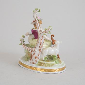 FIGURIN, porslin, Scheibe Alsbach, Tyskland, tidigt 1900-tal.