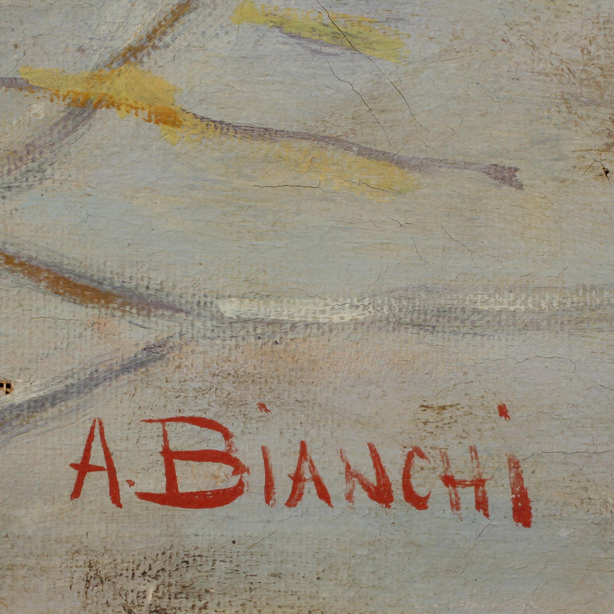 ALBERTO BIANCHI, olja på duk, signerad.