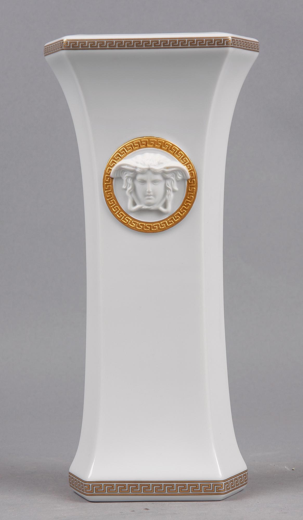 VAS, porslin, "Gorgona", Rosenthal för Versace.