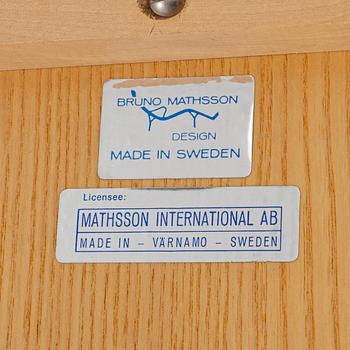 Bruno Mathsson, a 'Berit' drop-leaf table, Mathsson International, Värnamo, Sweden.