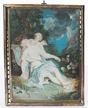 Unknown artist, around 1700, "Acis and Galatea" and ”Amor and Psyche” (probably).