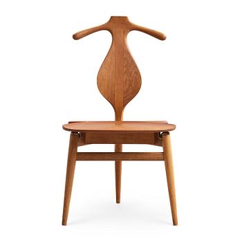 Hans J. Wegner, A Hans J. Wegner teak 'Valet/ Bachelor's Chair,  executed by cabinetmaker Johannes Hansen, Denmark ca 1959.