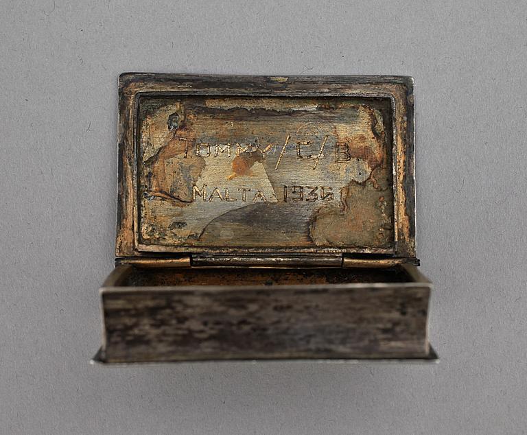 DOSOR,4 st, silver, bla Ryssland, 1800/1900-tal. Totalvikt 170 g.
