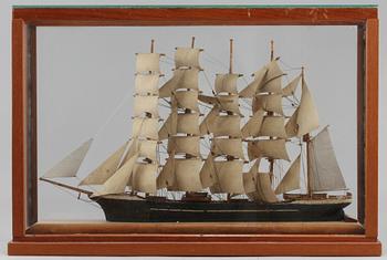 BÅTMODELL, "Pamir", 1900-tal.