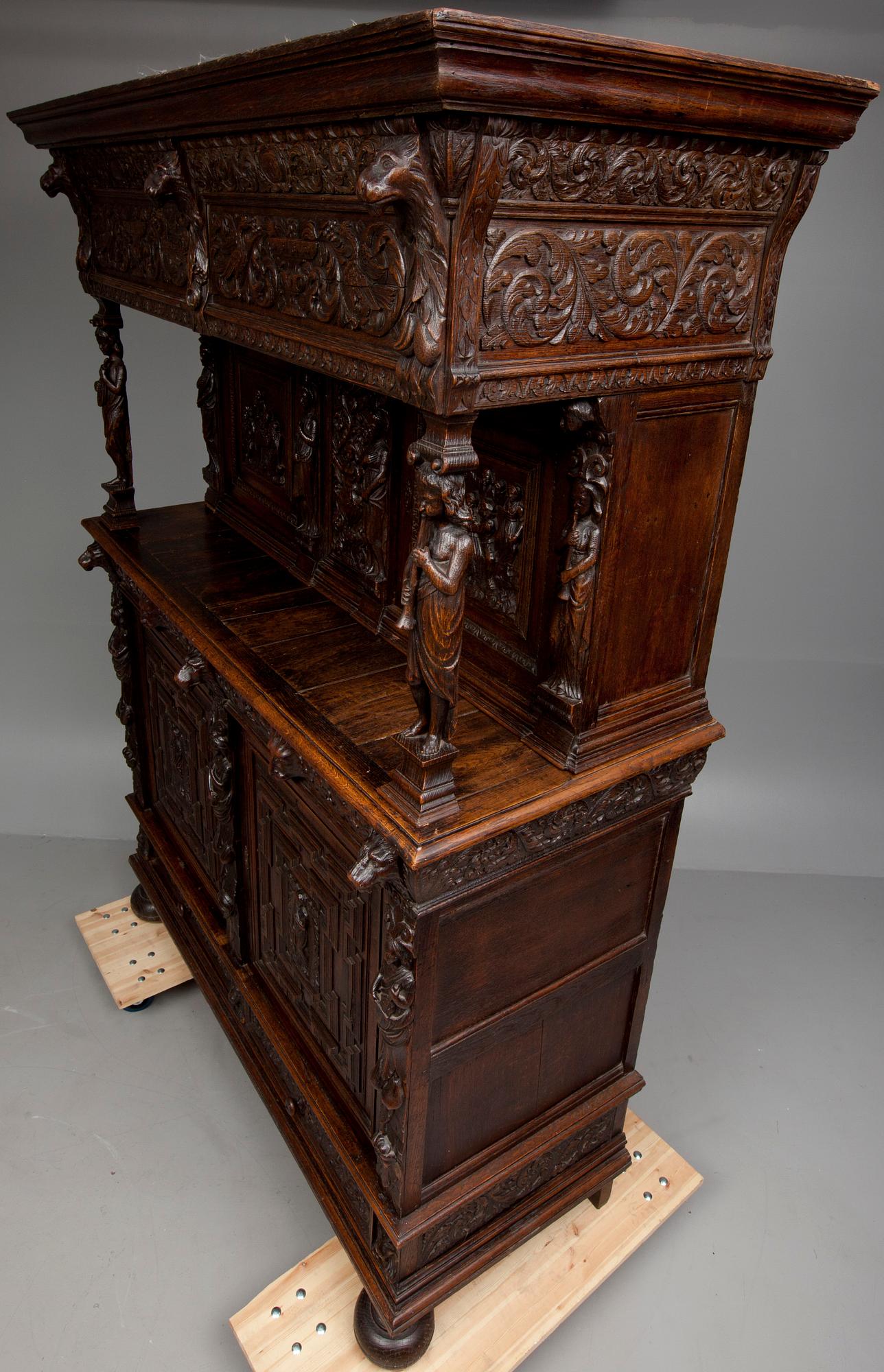 SKÅP, barock/barockstil, daterad 1609.