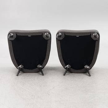 Rodolfo Dordoni, a pair of "Aston" armchairs, Minotti, Italiy.