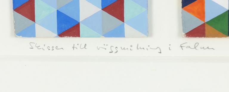 KG Nilson, "Skissen till väggmålning i Falun".