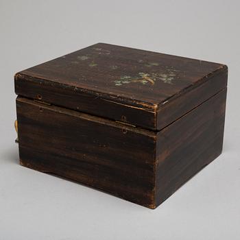 A GERMAN MUSICAL BOX, with 23 songs, 19th century.