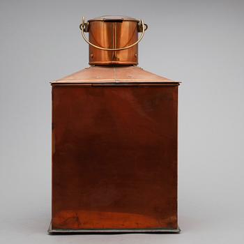 LANTERNA, koppar, C M Hammar, Göteborg, 1900-talets första hälft.