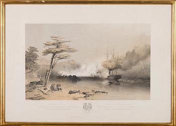 A mid 19th Century hand-coloured lithograph.