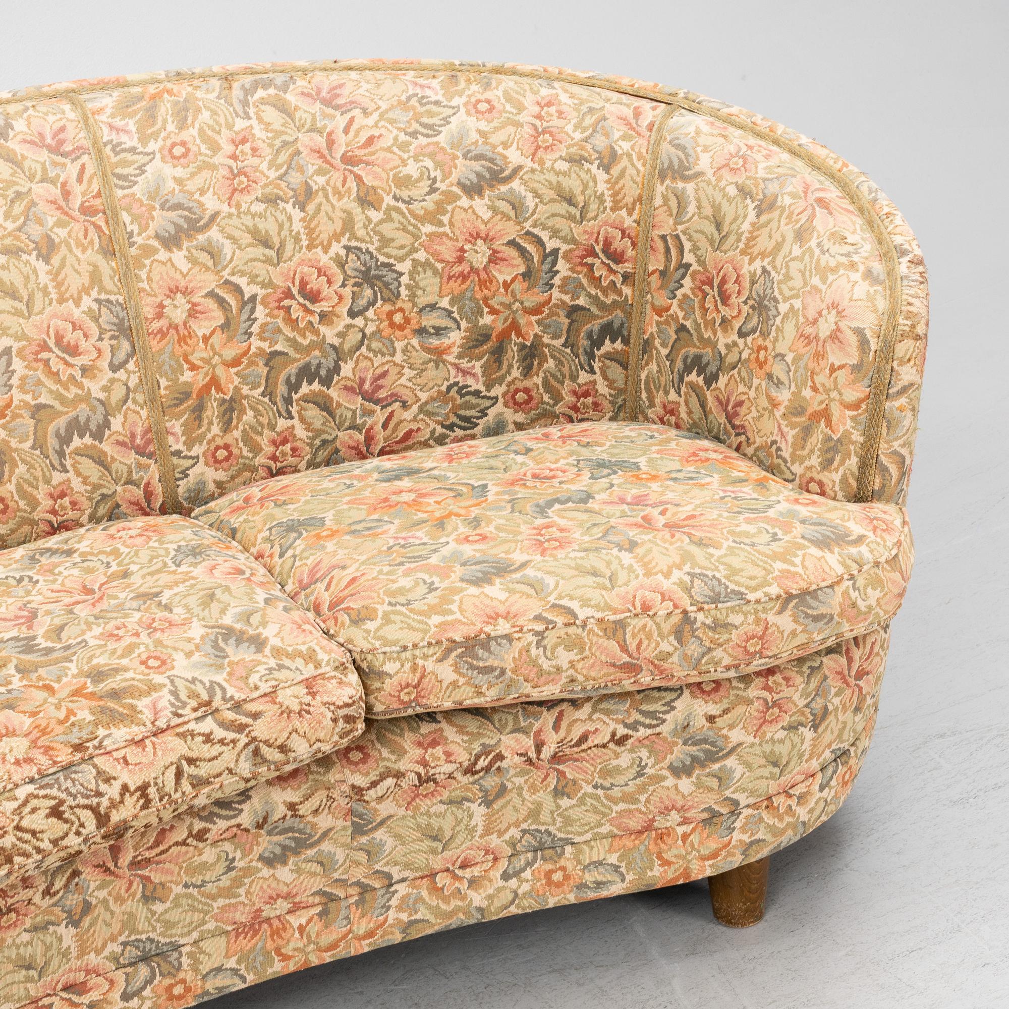 Olle Sjögren, soffa, Swedish Modern, O.H. Sjögren, Tranås, 1940/50-tal.