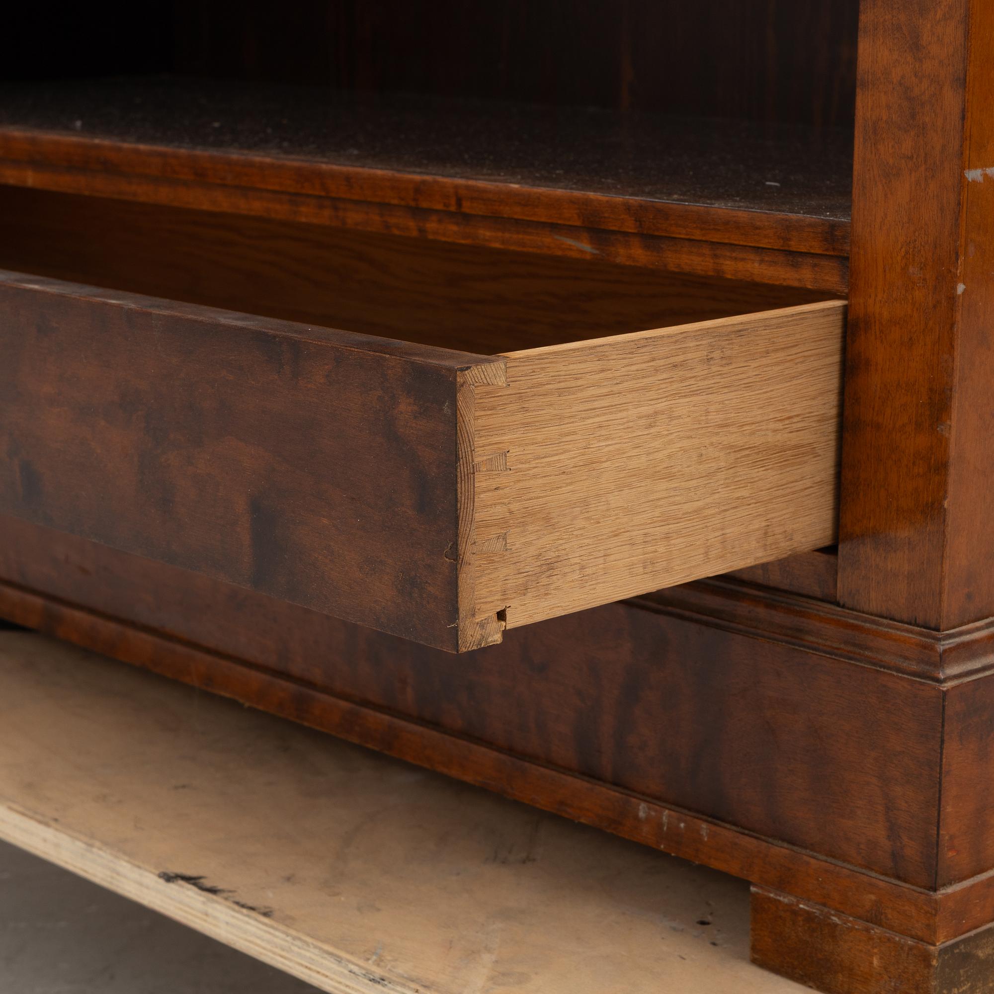 Bookcase, first half of the 20th century.
