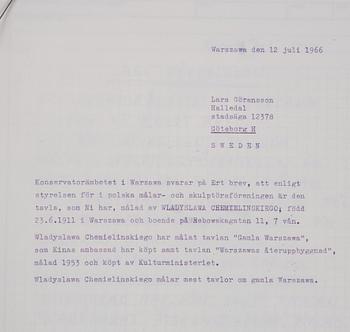 Wladyslaw Chmielinski, Slädfärd.