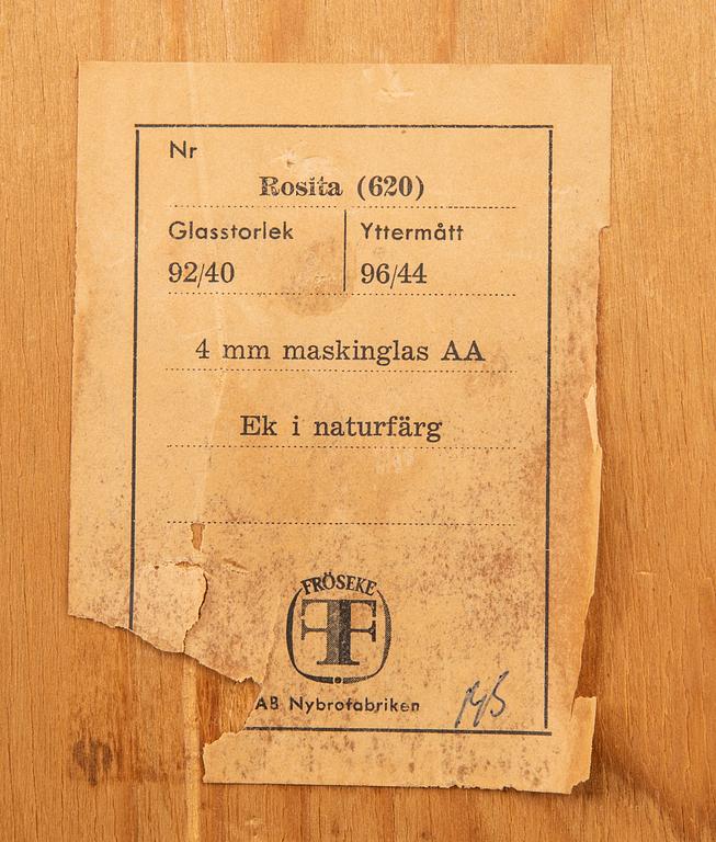 Mirror "Rosita" by Fröseke AB Nybrofabriken, mid-20th century.