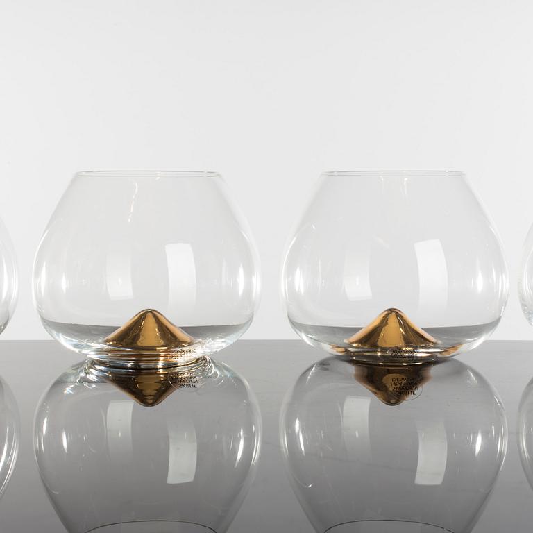 INGEGERD RÅMAN, 6 st, cognacskupor, Skruf.