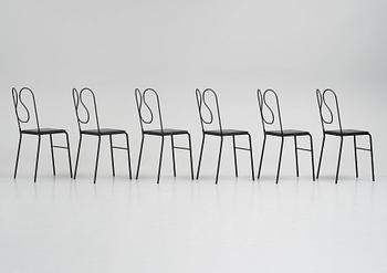 Jonas Bohlin, a set of 6 'Liv' chairs, Jonas Bohlin Design AB, Stockholm, post 1997.