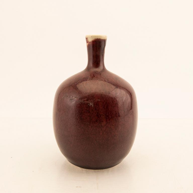 Rolf Palm, a signed stineware vase.