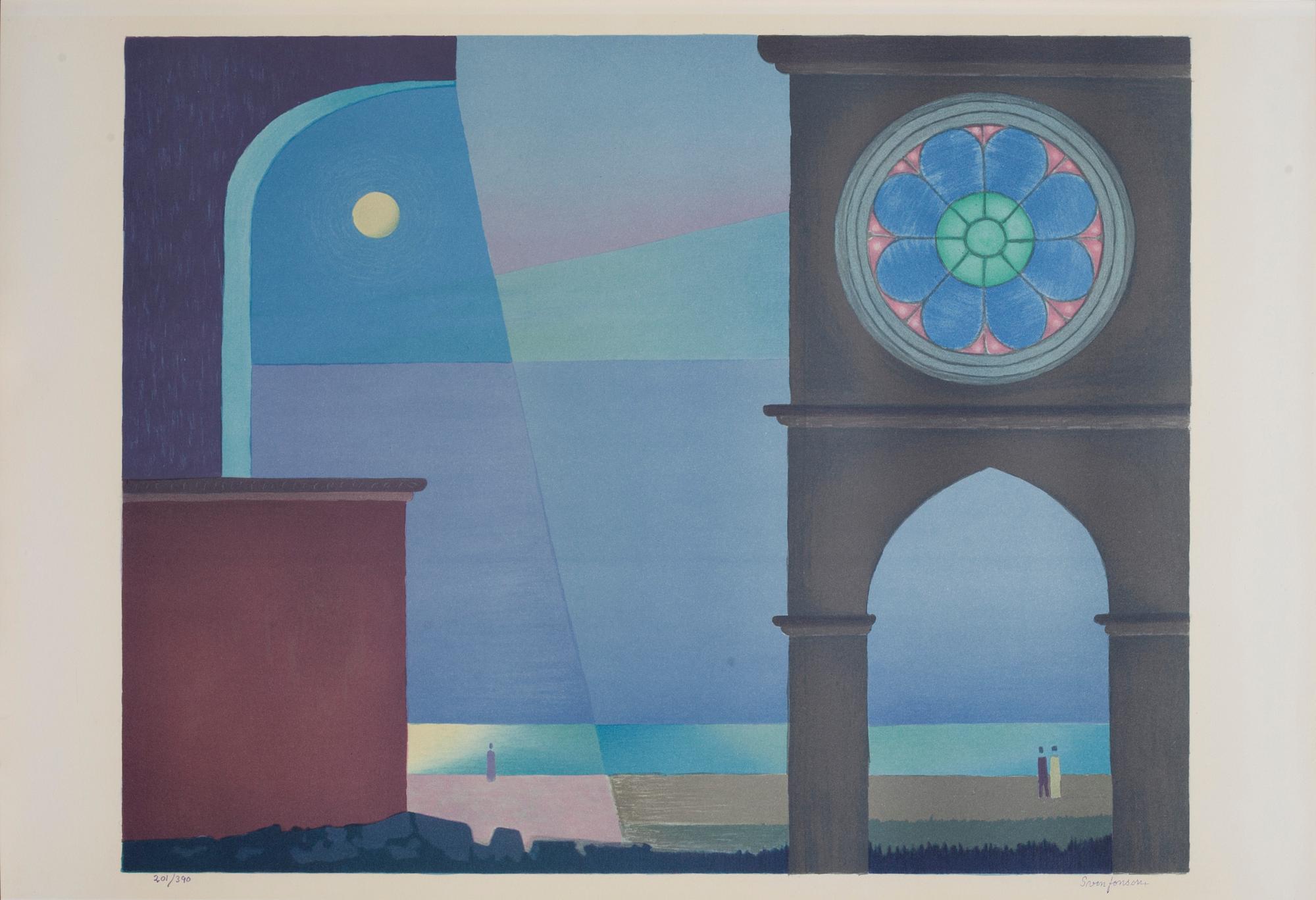 SVEN JONSON, mapp med 5 färglitografier, signerade och numrerade 201/390.