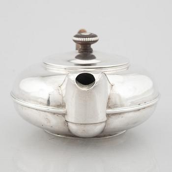 An Austrian Silver Teapot, Vienna 1830s.