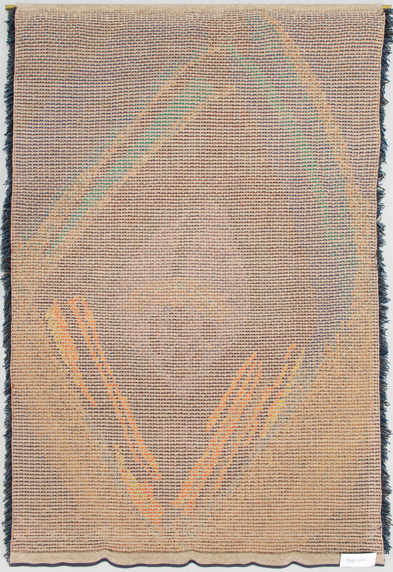 OILI MÄKI, a Finnish long pile rug. Circa 168X115 cm.