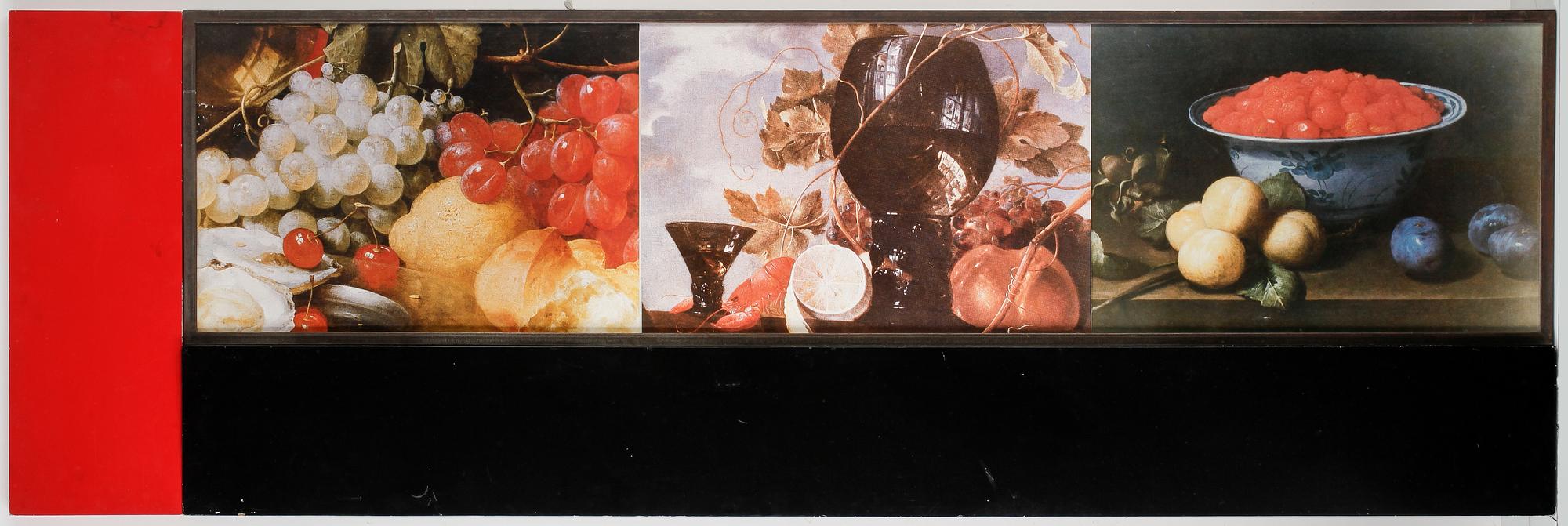 MAYA EIZIN ÖIJER, blandteknik, diptyk, signerad och daterad 88 à tergo.