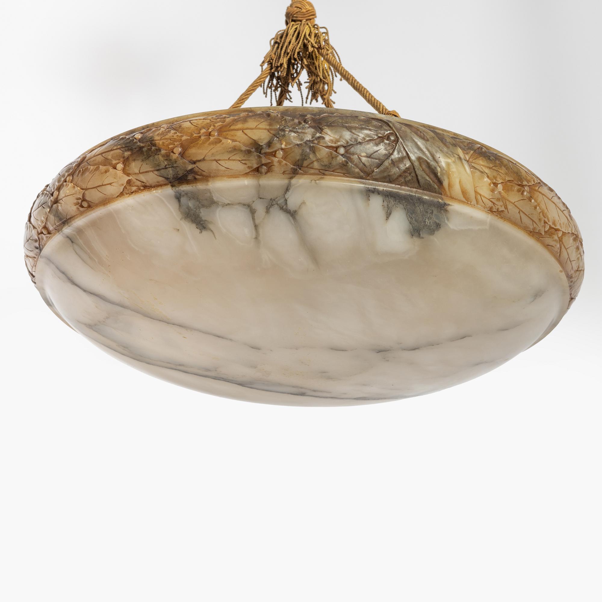 Ceiling lamp, 1920s.