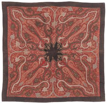 440. An Indian Kashmir shawl, second half of the 19th century, c. 175 x 175 cm.