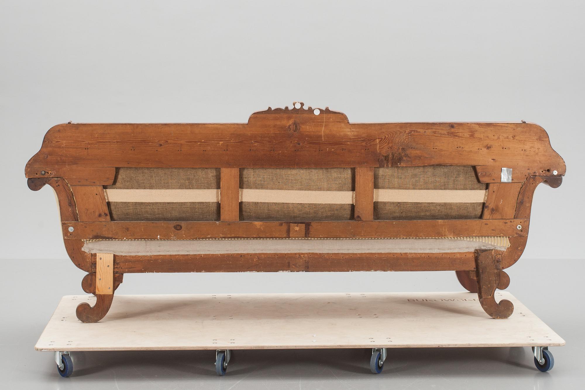 SOFFA, senempire, 1800-talets mitt/andra hälft.
