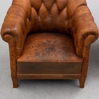 A pair of armchairs from the first half of the 20th century.