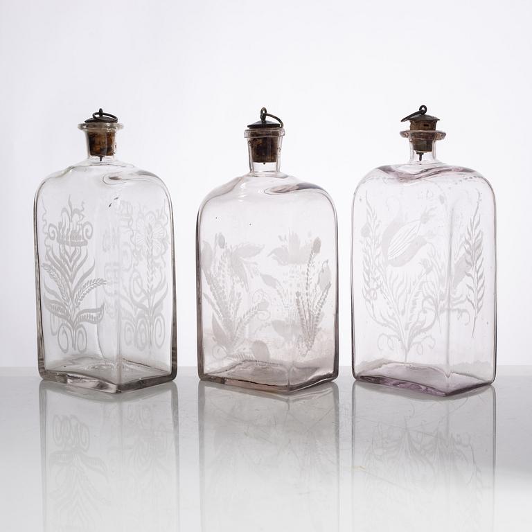 A flask box, first half of the 19th Century.