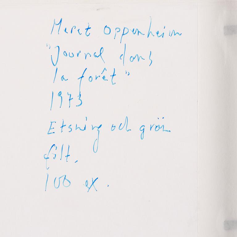 Meret Oppenheim, "Journal dans la forêt".