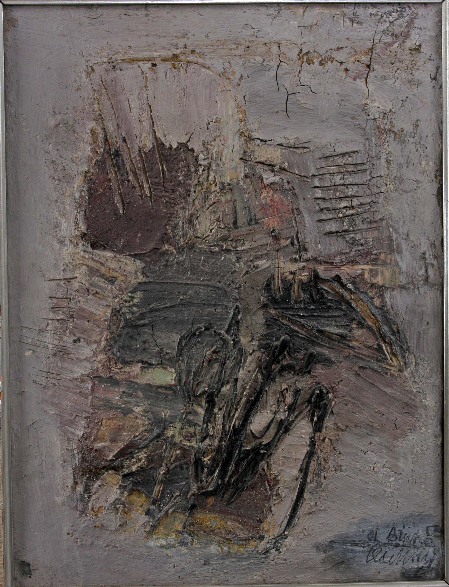 OKÄND KONSTNÄR, olja på duk, bär sign.