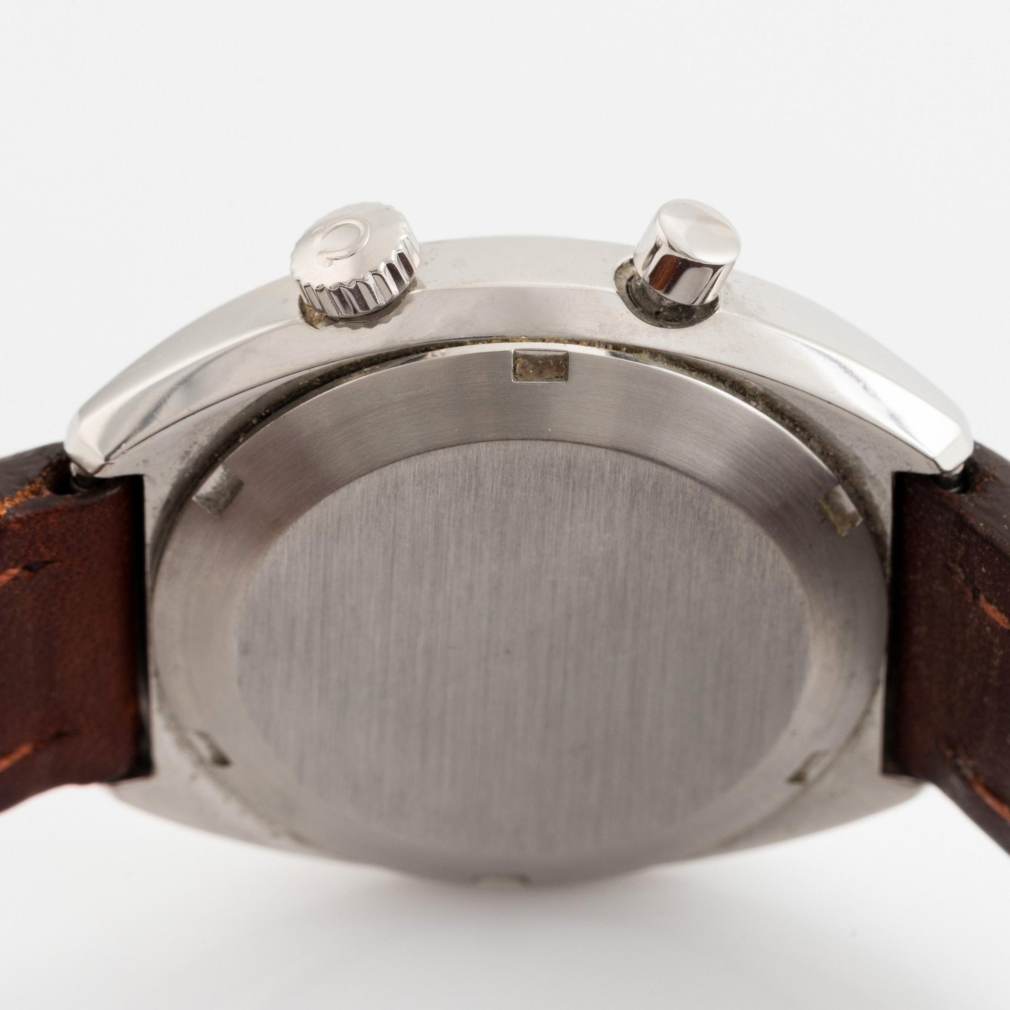 Omega, Genève, Chronostop, "Green Dial", kronograf, ca 1968.