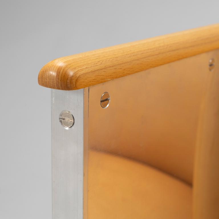 Mats Theselius, fåtöljer, ett par, "Aluminiumfåtölj", Källemo, Värnamo, efter 1990.