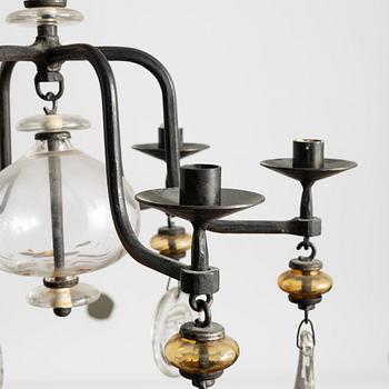 Erik Höglund, a chandelier, Boda Smide.