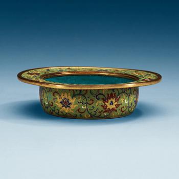 1362. A cloisonné dish, Ming dynasty, 17th Century.