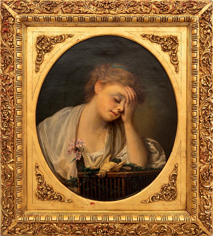 Jean-Baptiste Greuze, copy after, The Dead Bird.