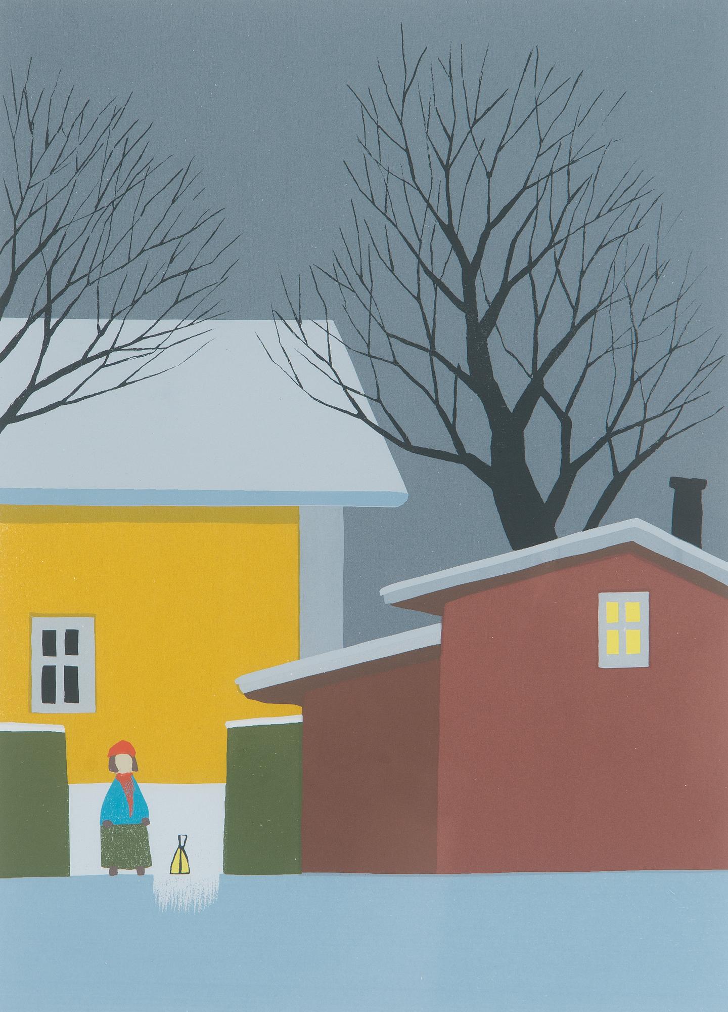 Pentti Koivikko, Winter scene.