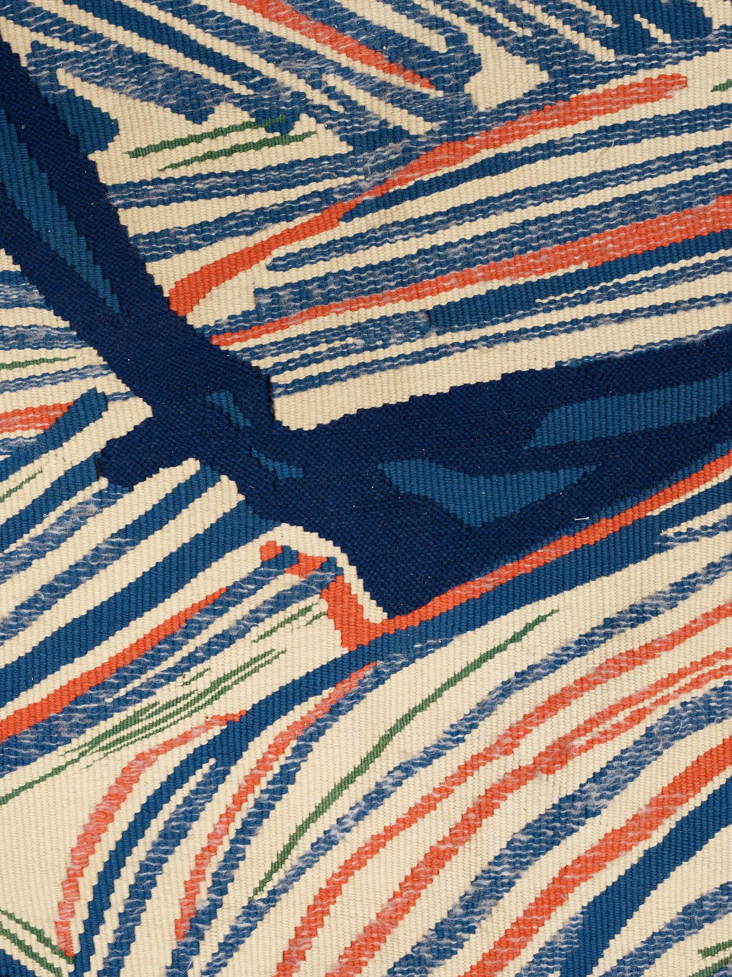 VÄVD TAPET, "Klippön", Gobelängteknik. Ca 163 x 195,5 cm. Signerad GYNNING PF.