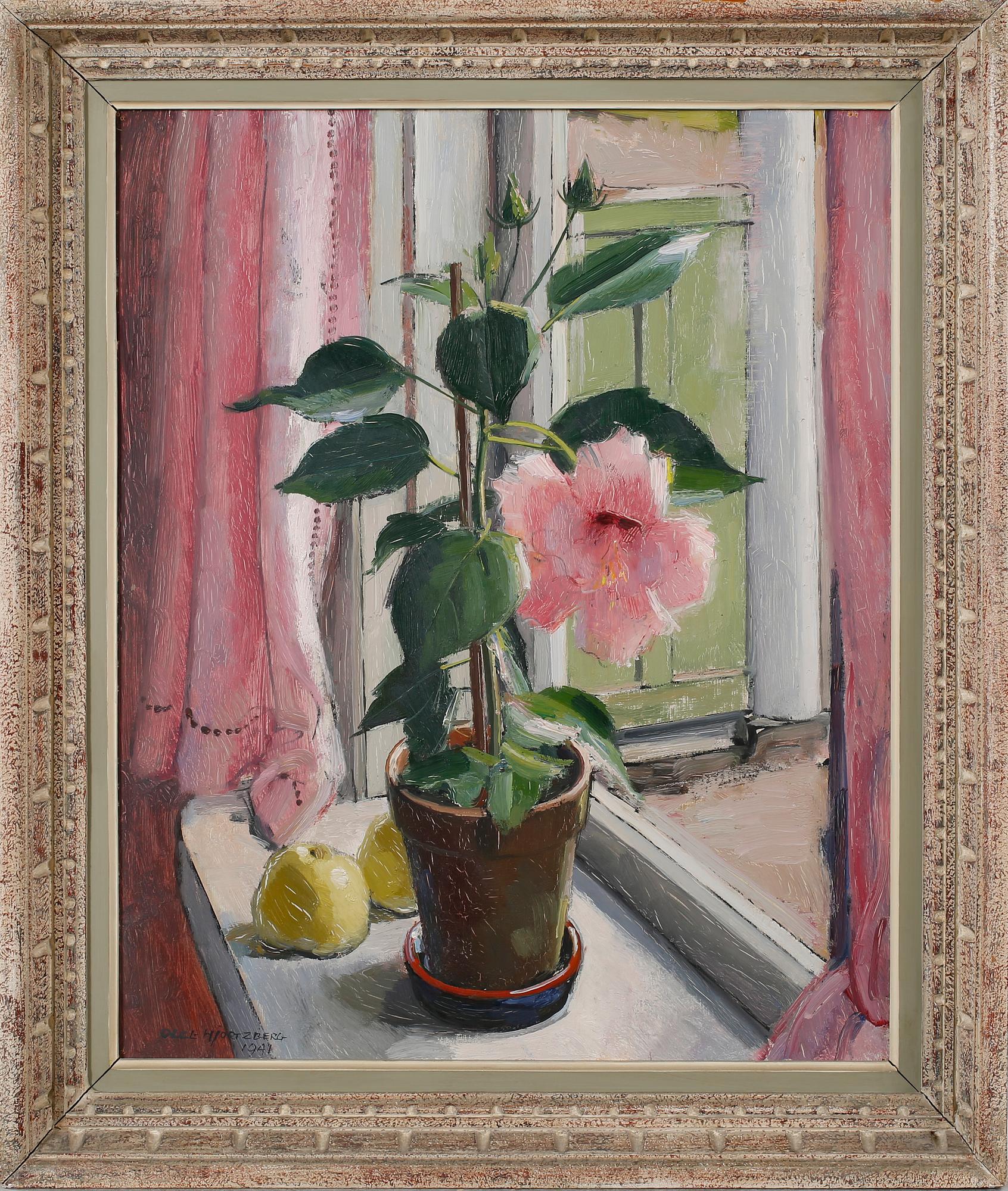 OLLE HJORTZBERG, oil on canvas, signed and dated 1941.