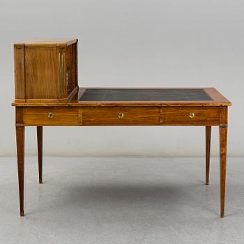 A Swedish late gustavian writing desk, late 18th century.