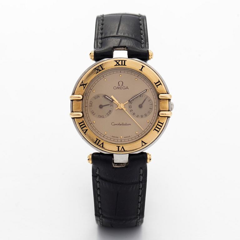 Omega, Constellation, "Uggla", armbandsur, 33 mm.