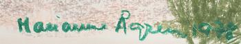 MARIANNE ÅGREN, pastell, sign o dat 1978.