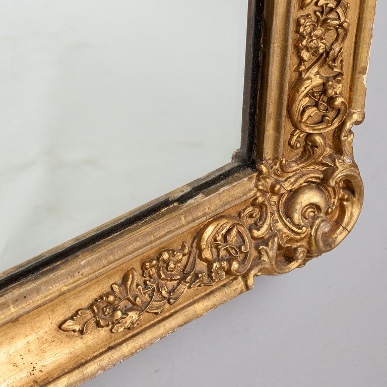 A late 19th century neo-rococo mirror.